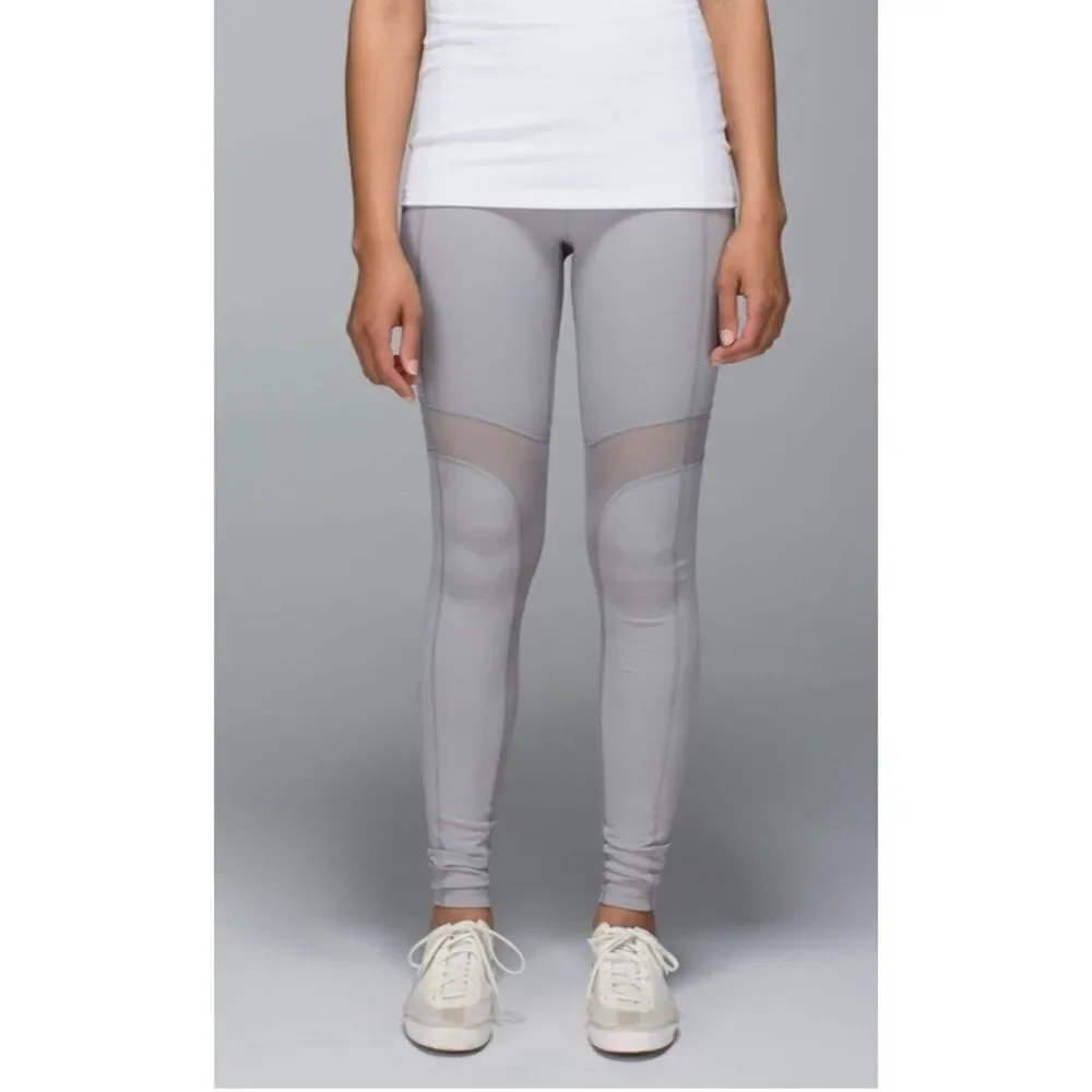Lululemon Breathe Easy Leggings in Ambient Grey Size 2